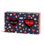 Skarpetki męskie - Skarpetki męskie kolorowe SOXO Serca - 2 pary -40–45 - miniaturka - grafika 1