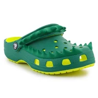 Buty dla dziewczynek - Klapki Crocs Classic Spikes Clog T 210010-76U zielone - miniaturka - grafika 1