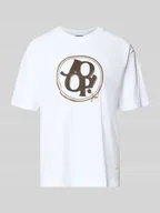 Koszulki i topy damskie - T-shirt z nadrukiem z logo model ‘Tashi’ - miniaturka - grafika 1