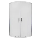 Kabiny prysznicowe - Kerra Zakrzywiona kabina prysznicowa Malibu GL 80 bez brodzika - miniaturka - grafika 1