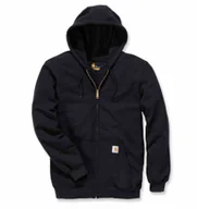 Bluzy męskie - Bluza Carhartt Midweight Hooded ZIP Black XL - miniaturka - grafika 1
