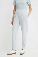 Spodnie damskie - Calvin Klein spodnie dresowe kolor szary gładkie - miniaturka - grafika 1