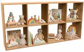 Półki i regały dla dzieci - Komorowy regał na zabawki dąb artisan D8-M69 - miniaturka - grafika 1