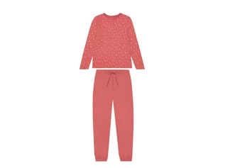 Piżamy damskie - ESMARA ESMARA Piżama damska z kieszeniami bocznymi (bluzka + spodnie) (XS (32/34), Różowy) - grafika 1