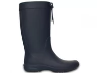 Kalosze damskie - Crocs, Kalosze damskie, Freesail Rain Boot, granatowy, rozmiar 34 1/2 - miniaturka - grafika 1