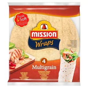 Mission Wraps Tortille z mąki pszennej z siemieniem lnianym 245 g (4 sztuki) - Inne pieczywo - miniaturka - grafika 1
