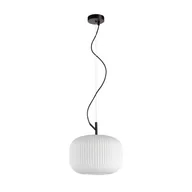 Lampy sufitowe - Rues D25 lampa wisząca 1xE27 czarna PND-64536A-M-BL-OPA - miniaturka - grafika 1