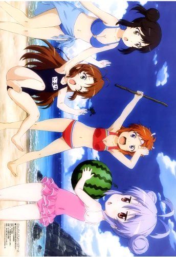 Plakat Anime Non non biyori NNB_021 A1+ (custom)