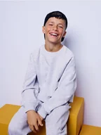 Bluzy dla chłopców - Reserved - Bawełniana bluza 2 pack - jasnoszary - miniaturka - grafika 1