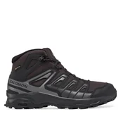 Buty trekkingowe męskie - Trekkingi Salomon Extegra Mid Gore-Tex L47800100 Szary - miniaturka - grafika 1