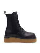 Botki damskie - Badura Botki BIBAO-0704 Czarny - miniaturka - grafika 1