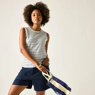 Koszulki i topy damskie - Regatta Bezrękawnik damski Fariene Niebieski, Cotton, Rozmiar: 38 - miniaturka - grafika 1