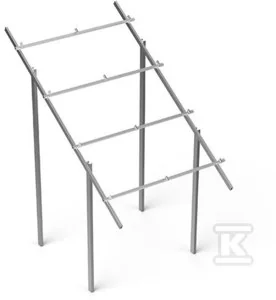 Podpora wysoka konstrukcji wolnostojącej MAGNELIS (K-33-1-MAG) - Akcesoria do kolektorów i fotowoltaiki - miniaturka - grafika 1