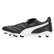 Piłka nożna - PUMA Unisex King Top FG/AG Buty piłkarskie, czarne białe złoto, 40, Puma Czarny Puma biały Puma złoty, 40.5 EU - miniaturka - grafika 1