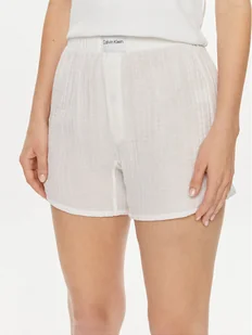Calvin Klein Underwear Szorty piżamowe 000QS7139E Biały - Piżamy damskie - miniaturka - grafika 1
