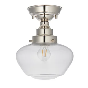 Przysufitowa lampa szklana Camberley 96170 srebrny przezroczysty - Lampy sufitowe - miniaturka - grafika 1