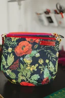 Torebki damskie - Makowa... kolorowa listonoszka - miniaturka - grafika 1