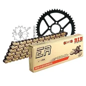 Części motocyklowe - Zestaw łańcuchów DID stal 420NZ3 / 112 zapięcie na klips do Yamaha RDM 50 ccm - miniaturka - grafika 1