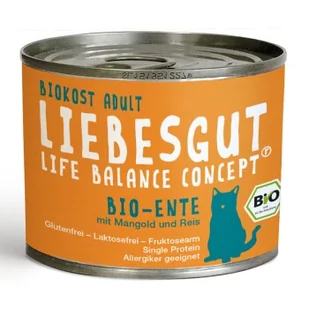 LIEBESGUT Biokost Adult 12 x 200 g - Mokra karma dla kotów LIEBESGUT Biokost Adult 12 x 200 g - Mokra karma dla kotów - miniaturka - grafika 1