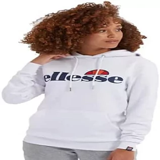 Bluzy damskie - Ellesse Torices sweter z kapturem, dla kobiet, biały, 40 - grafika 1