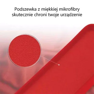 Etui na telefon Mercury Silicone do iPhone X/Xs czerwony /red - Etui i futerały do telefonów - miniaturka - grafika 6