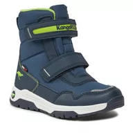 Buty dla chłopców - Śniegowce KangaRoos K-Mj Sharp V Rtx 18929 000 4054 Dk Navy/Lime - miniaturka - grafika 1