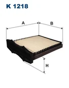 Filtry kabinowe - Filtron Filtr, wentylacja przestrzeni pasażerskiej K 1218 K 1218 - miniaturka - grafika 1
