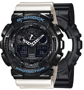 Zegarek Zegarek G-SHOCK SET GA-100-1A1ER + BEZEL 10514393 + PASEK 10395227  - - Zegarki męskie - miniaturka - grafika 2