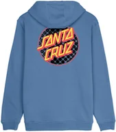 Bluzy męskie - bluza męska SANTA CRUZ MEYER FREESTYLE DOT HOOD Dusty Blue - miniaturka - grafika 1