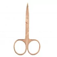 Akcesoria do paznokci - INTER-VION Premium Line - Curved Nail Scissors - Nożyczki do paznokci - Wygięte - Rose Gold INTNPRGO - miniaturka - grafika 1