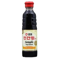 Majonezy i dressingi - Sos sojowy Sempio 500ml RICH&SAVORY - miniaturka - grafika 1