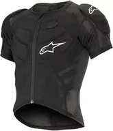 Odzież motocyklowa - Alpinestars Męska kurtka ochronna Vector Tech ss, czarna, mała - miniaturka - grafika 1