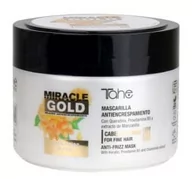 Maski do włosów - Tahe Miracle Gold, wygładzająca maska do włosów cienkich i puszących się, 300ml - miniaturka - grafika 1