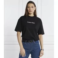 Koszulki i topy damskie - Calvin Klein T-shirt | Oversize fit - miniaturka - grafika 1