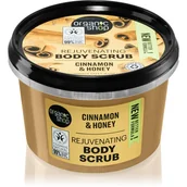 Peelingi do ciała - Organic Shop Peeling do ciała Miodowy Cynamon 250ml SIBERICA - miniaturka - grafika 1