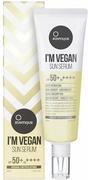 Kremy do twarzy z filtrem - I m Vegan Sun Serum Krem przeciwsłoneczny SPF 50+ 45 ml - miniaturka - grafika 1