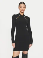 Sukienki - Marciano Guess Sukienka dzianinowa Chiara 4YGK73 5817Z Czarny Slim Fit - miniaturka - grafika 1