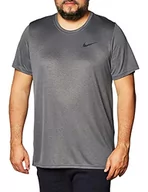 Koszulki męskie - Nike Męska koszulka M Nk Df Superset Top Ss, szary/czarny, L - miniaturka - grafika 1