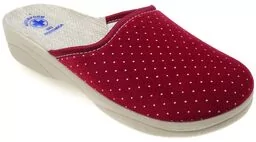 Kapcie pantofle LNIANE wygodne PAMI 091 bordo - Kapcie damskie - miniaturka - grafika 1