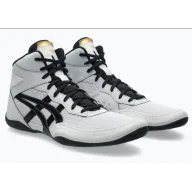 Kimona, stroje i obuwie - Buty Zapaśnicze Bokserskie Asics Matflex 7 Concrete/Black - miniaturka - grafika 1