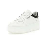 Półbuty damskie - Damskie Sneakersy GUESS LIFET FL6LIFLEA12-WHBLK – Biały - miniaturka - grafika 1