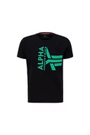 Spodenki damskie - ALPHA Half Logo Foam T Casual szorty, czarny/zielony, L, Czarny/zielony, L - miniaturka - grafika 1