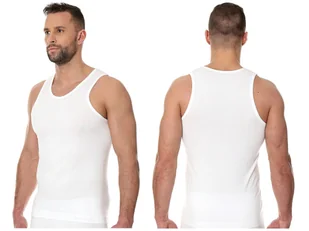 BRUBECK BEZSZWOWA PODKOSZULKA TANK CLASSIC r XXL - Koszulki męskie - miniaturka - grafika 1