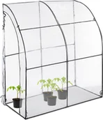 Szklarnie ogrodowe - relaxdays Szklarnia Walk-in do pomidorów z folią - miniaturka - grafika 1
