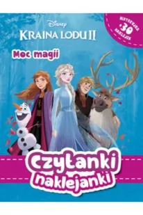 Olesiejuk Czytanki naklejanki. Moc magii. Disney Kraina Lodu II LIT-40523 - Powieści i opowiadania - miniaturka - grafika 2