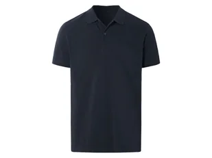 LIVERGY® Koszulka polo męska z bawełny (Granatowy, S (44/46)) - Koszulki męskie LIVERGY® Koszulka polo męska z bawełny (Granatowy, S (44/46)) - Koszulki męskie - miniaturka - grafika 1