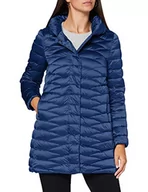Kurtki damskie - Geox W JAYSEN COAT damska kurtka puchowa, Dark Limoges Blue, 34 - miniaturka - grafika 1