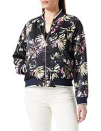 Kurtki damskie - Scotch & Soda Damska kurtka bomberka z nadrukiem, Aster Black 5638, XS, Aster Black 5638, XS - miniaturka - grafika 1