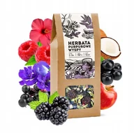 Herbata - Herbata owocowa Purpurowe Wyspy niebieska klitoria papaja prezent tea 50g - miniaturka - grafika 1