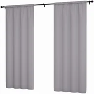 Zasłony - Zasłona gotowa gładka matowa 145x160 zasłony gotowe zasłonki gładkie salon - miniaturka - grafika 1